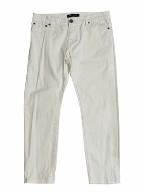 MAX JEANS White Jeans Size 8